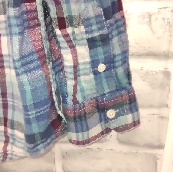 Plaid lined shirt 10/12 - Picture 3 of 7